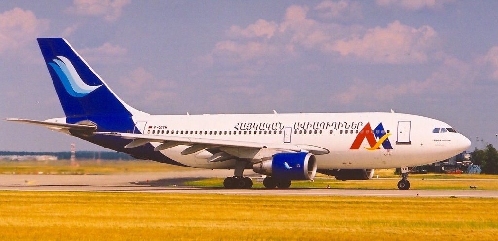 Armenian Airlines long-haul airplane