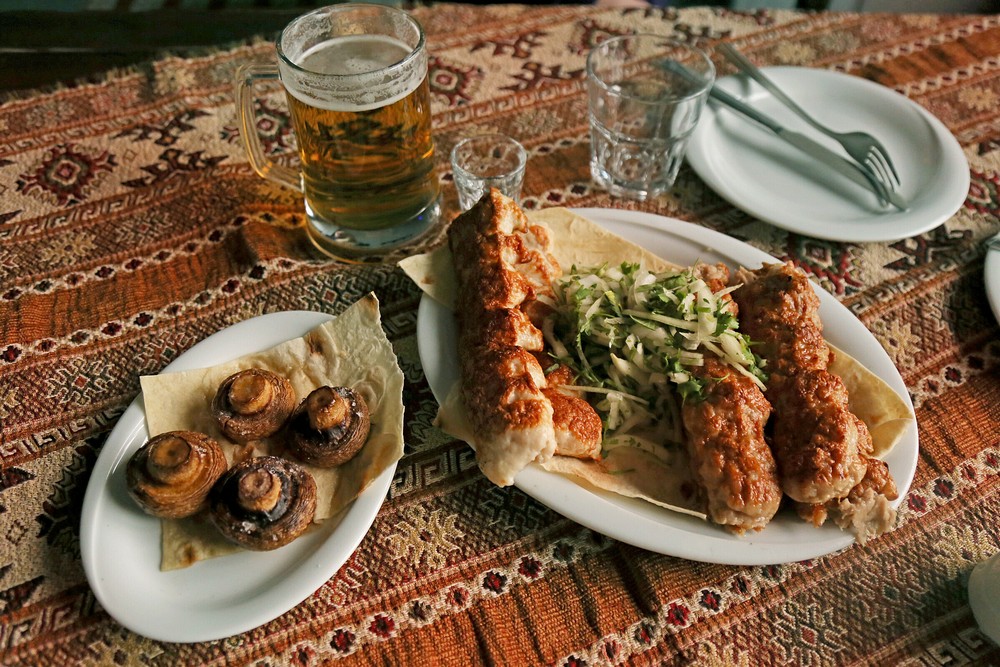 crawfish kebab in Armenia