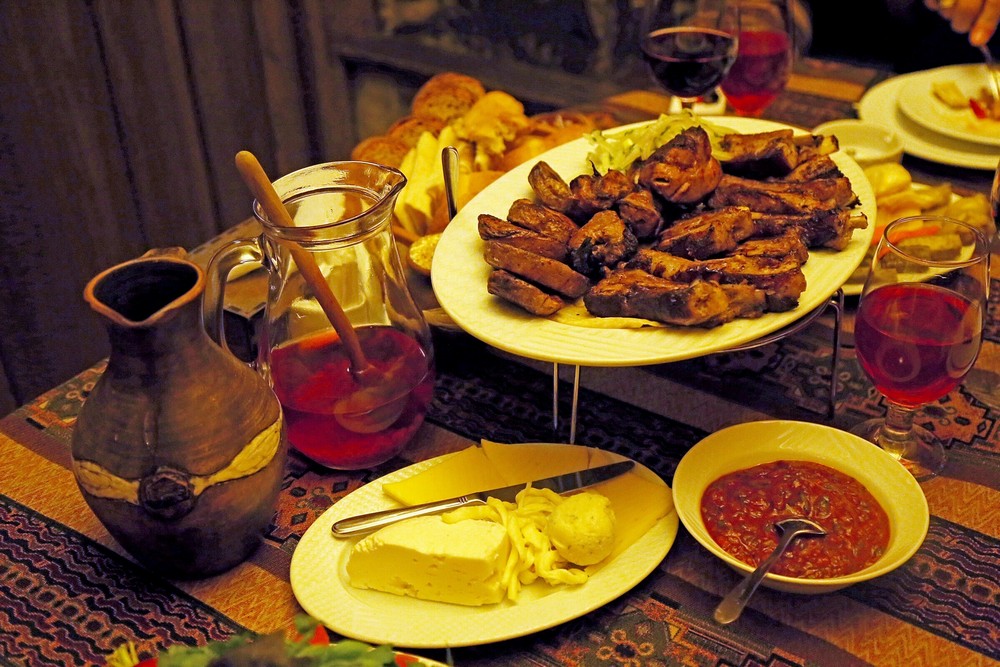 Grilled meat in Armenia