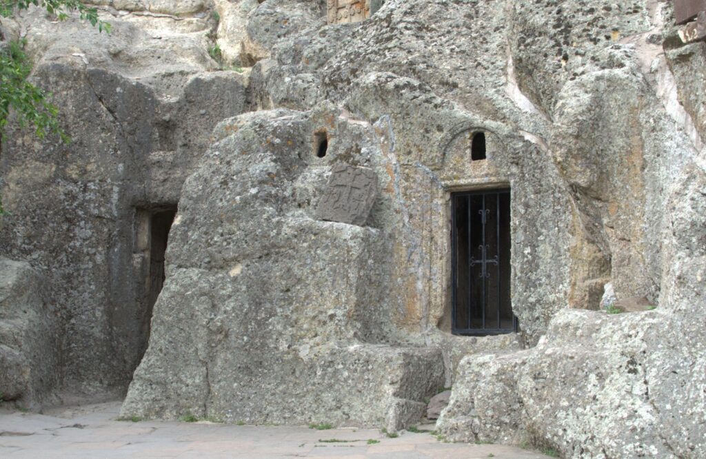 Geghard monastery church in stone