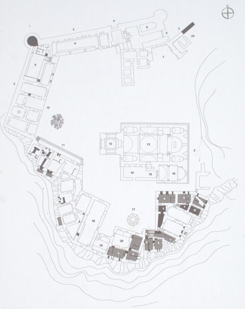 Tatev Monastery plan