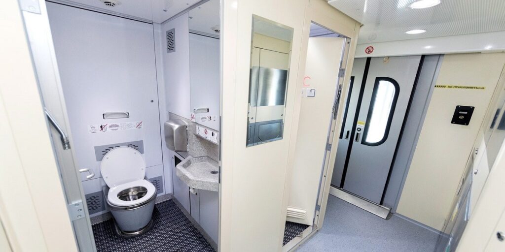 Yerevan to Tbilisi train toilet Yerevan to Tbilisi train toilet